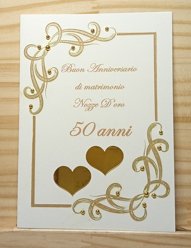 Nozze oro 50 anni - d'oro,