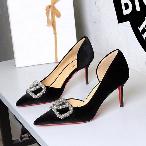 Scarpa donna scamosciata - , tacco