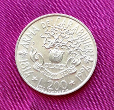 Moneta Italia 200 Lire 1994 180° Arma dei Carabinieri SPL+ Poco Circolata