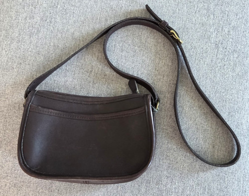 Tracolla vintage coach pelle - vintage,