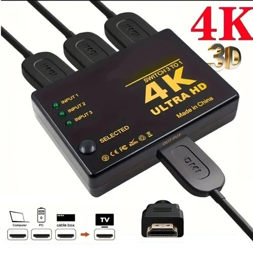 Switch hdmi 3x1 splitter - hdmi,