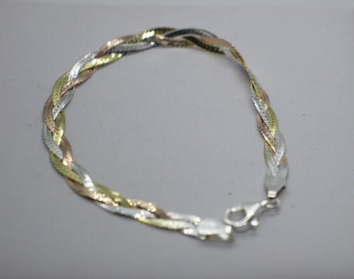 Bracciale argento piattina - bracciale,