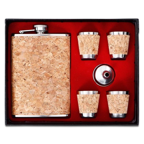 Fiaschetta acciaio inox con - acciaio,