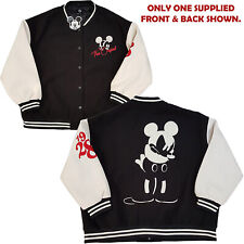 Giacca imbottita Primark Topolino nera XL X-Large UK 18-20 Varsity Disney