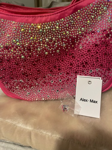 Borsa alex max - rosa, cristallo