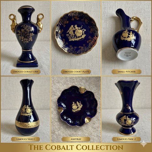 Limoges france cobalt blue - limoges,