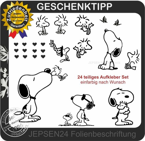 Set adesivi woodstock - set,