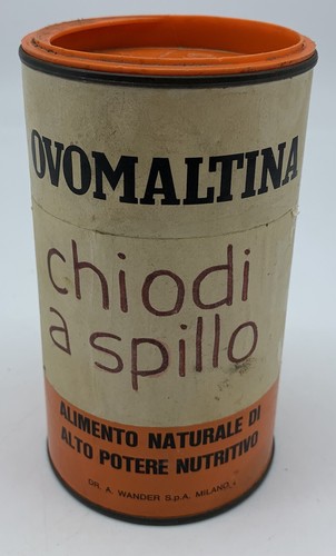 Scatola latta ovomaltina - in,