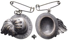 1957 CREMONA Spilla Cappello piumato Moretto Bersagliere