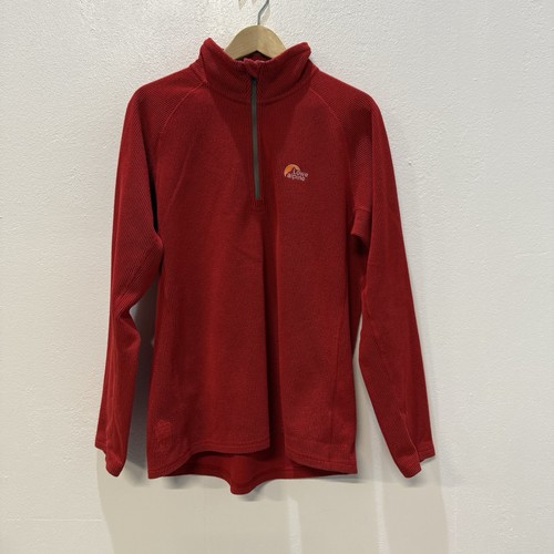 Top pile uomo - pile, rosso