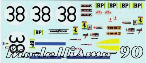Decal ferrari 365 - decal,