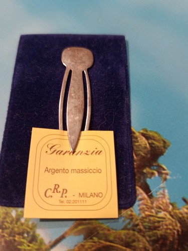 Segnalibro argento vintage - in,