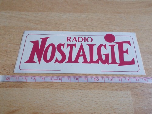 Adesivo radio nostalgia - adesivo,