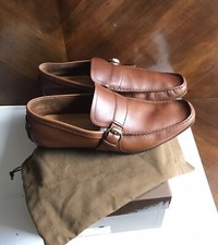 Gucci Scarpe 43, 9 Uomo Mocassini Sportivo Pelle Marrone ORIGINALI pari al nuovo