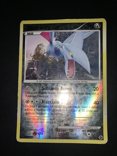 Carta pokémon skarmory - pokémon,