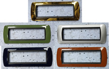 PLACCA ORIGINALE BTICINO LIVING INTERNATIONAL L4807 METALLO L4707 LN4707 TICINO