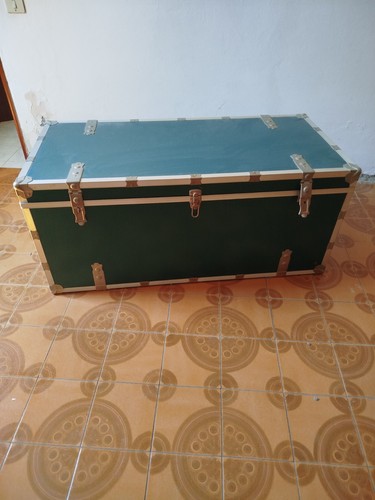 Baule rettangolare verde blu - rettangolare, verde/blu