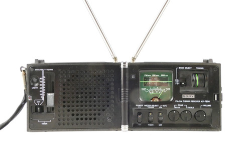 Sony icf 7800 radio - sw, a