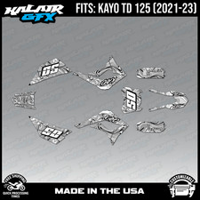 Graphics Kit for Kayo Pit bike
