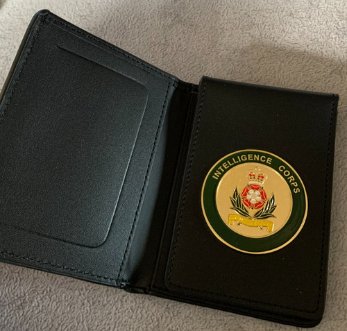 Commemorative leather wallet - leather,