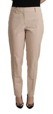 Pantaloni EKOLLINS beige vita