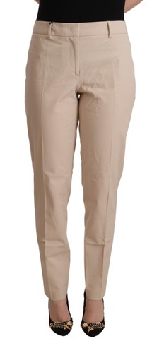 Pantaloni ekollins beige vita - beige,