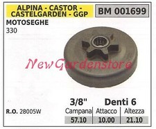 Pignone ALPINA motore motosega 330 3/8" denti 6 001699