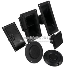 2x Tweeter Piezo Altoparlante Home Audio Buzzer con Flangia Testa Guida Corno