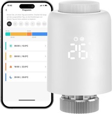 ChunHee Smart Tuya - Termostato per termosifone Zigbee, Wi-Fi FB047