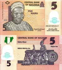 Nigeria 5 naira 2025 P-38o UNC