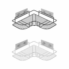 Mensola angolare adesiva senza