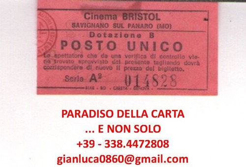 Biglietto ticket cinema - biglietto,