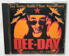 DEE SNIDER Dee Day Radio 104 Show One Year Anniversary CD Rare TWISTED SISTER
