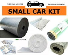 KIT ISOLAMENTO AUTO PICCOLO FONOASSORBENTE INSONORIZZAZIONE RIDURRE RUMORE ISOLANTE UK