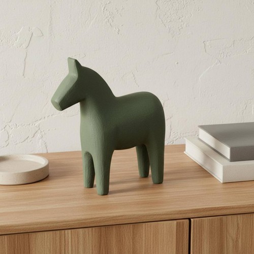 Cavallo legno decorativo - di,