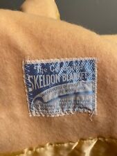COPERTA VINTAGE DI QUALITA' 'SKELDON - MADE IN SCOTLAND' 76" X 102" - PESCA