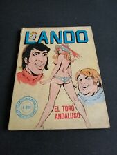 LANDO NR. 111 EL TORO ANDALUSO EDIZIONI  SQUALO EDIFUMETTO 1977