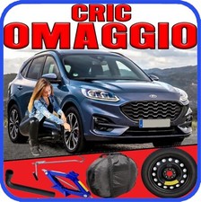 Ruotino Di Scorta 5Fori Da 17 Ford Kuga Con Kit Cric Crick + Chiave Sacca Nuovo