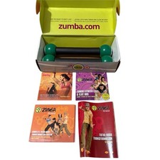 Zumba Fitness DVD Set con Bastoncini Tonifizzanti e Guida -Trasformazione Totale Corpo -Divertimento