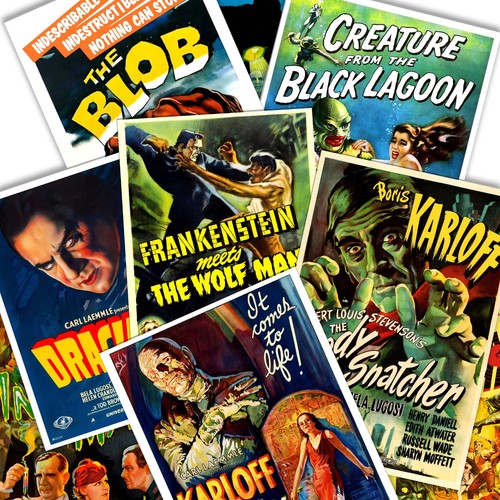 Poster vintage film horror
