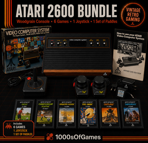 Console atari 2600 vcs woody - atari,