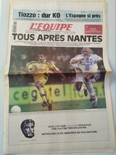 L'Equipe Journal 10/12/2000