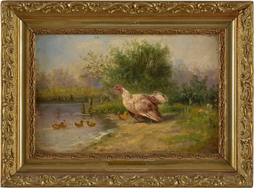 Vecchio dipinto olio - /, legno