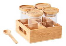 PORTASPEZIE CON 4 BARATTOLI E