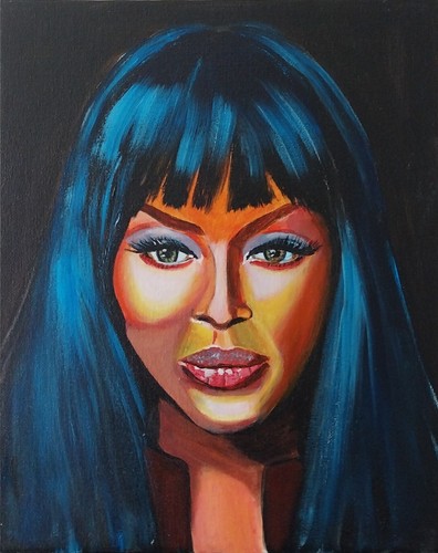 Quadro pop art originale - , naomi