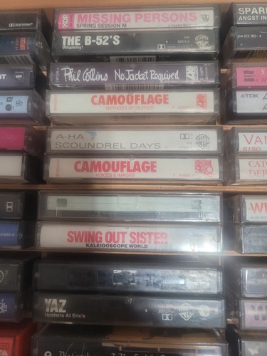 Vintage casette tapes various - casette,