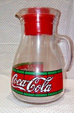 COCA COLA - CARAFFA VETRO CON