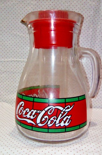 Coca cola caraffa vetro con - cola,