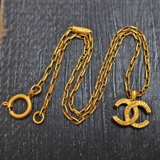 CHANEL Placcato Oro CC Logos