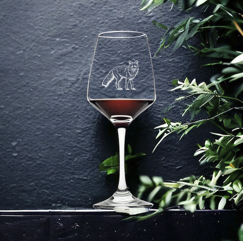 Fox wine glasses - x4, 12